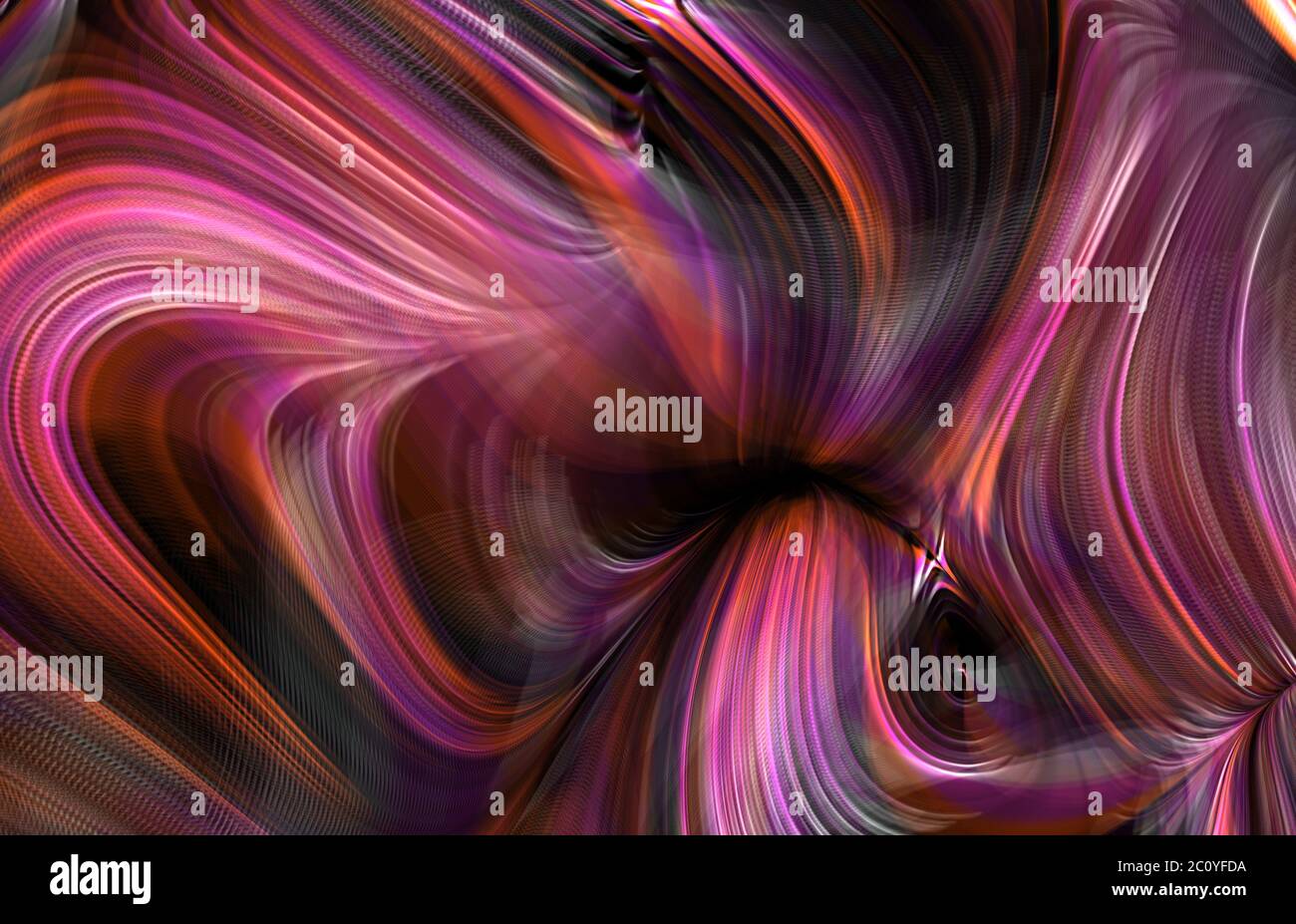 colorful swirling dynamic psychedelic fluid Stock Photo
