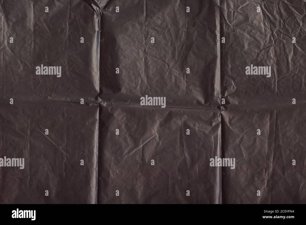 Black crumpled paper texture. Divided into six sections black sheet ...