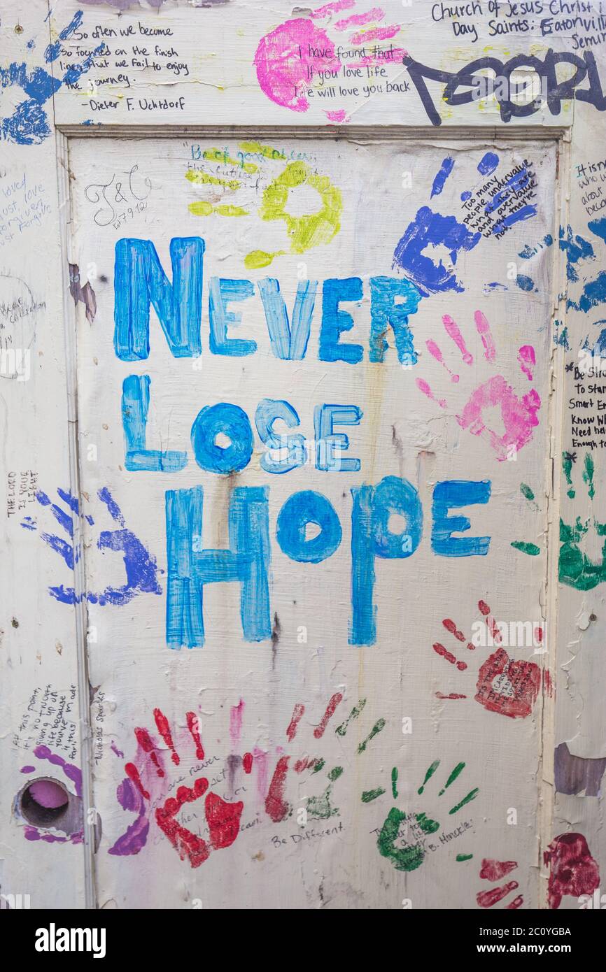 Never lose hope Stock Photo - Alamy