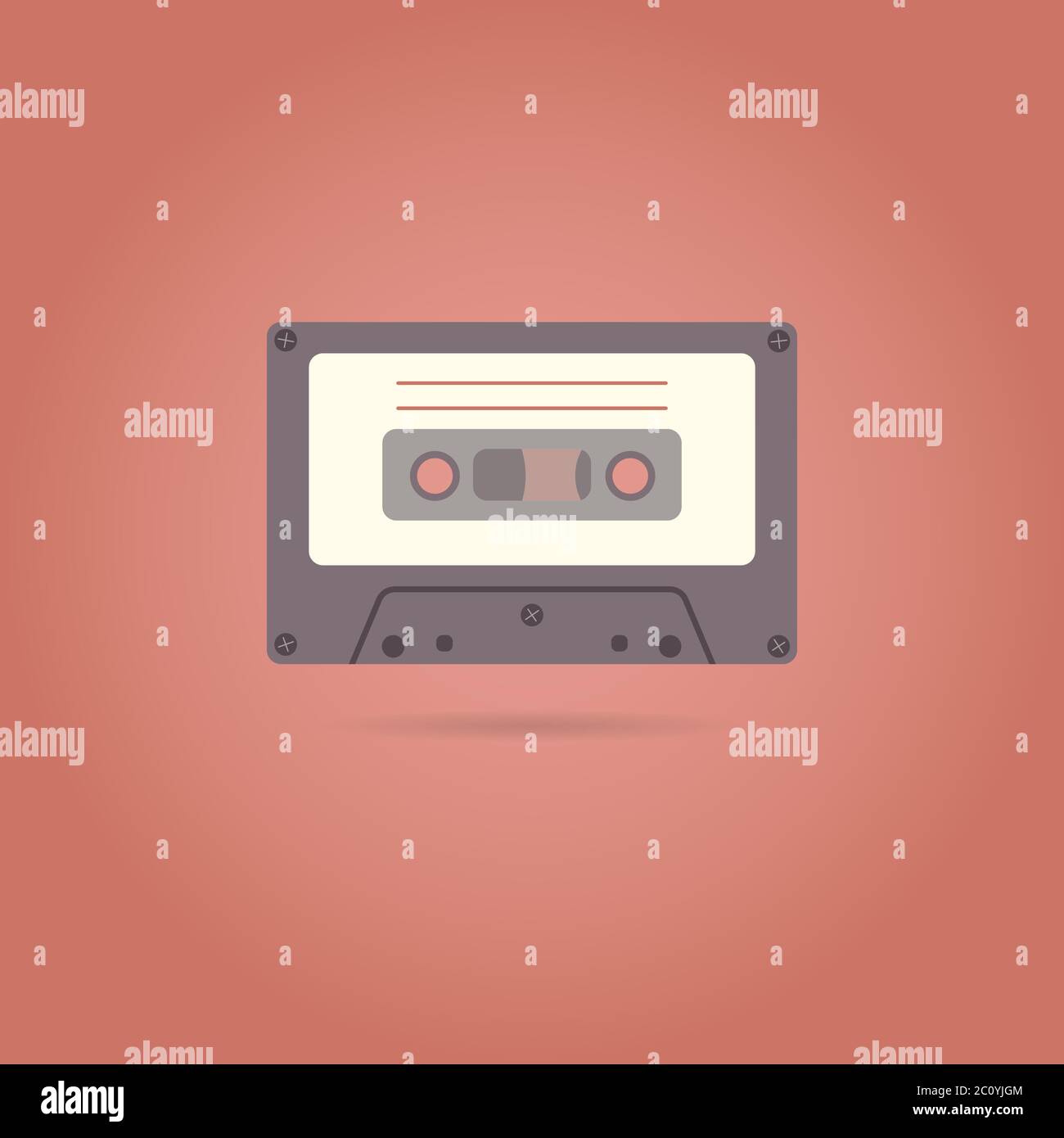 Audio cassette record player Stock Vector Images - Alamy