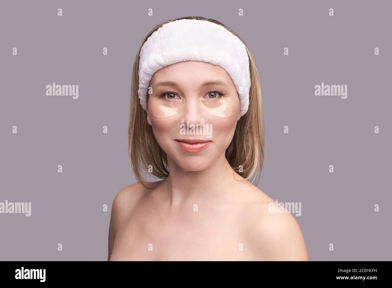 Woman with eye patch portrait Stock Photo Alamy