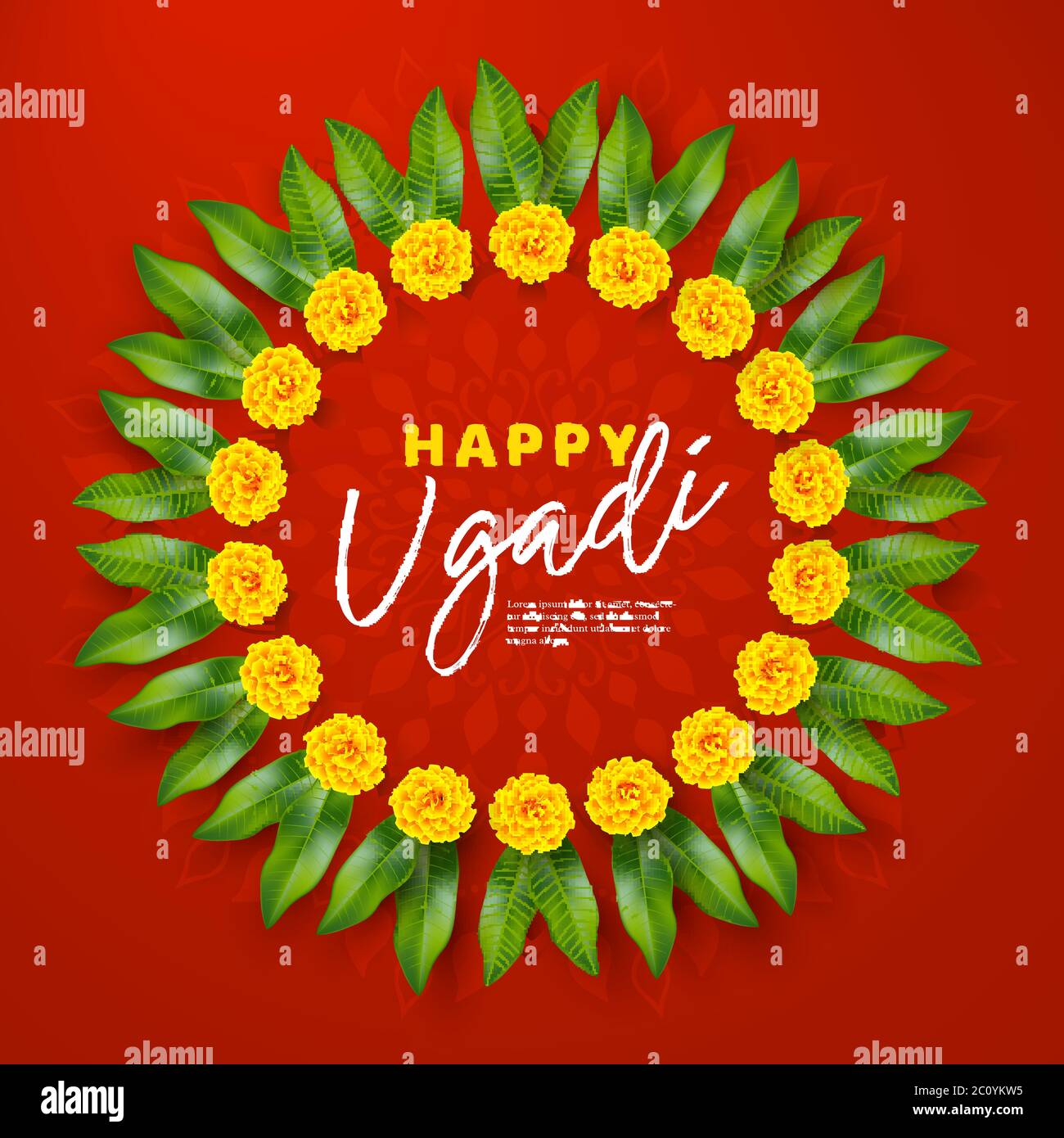 Happy ugadi hi-res stock photography and images - Alamy