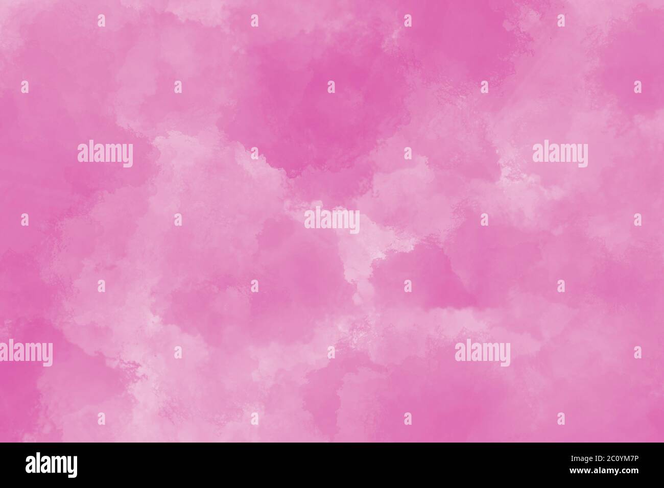 Abstract pink watercolor background texture on white paper background Stock Photo