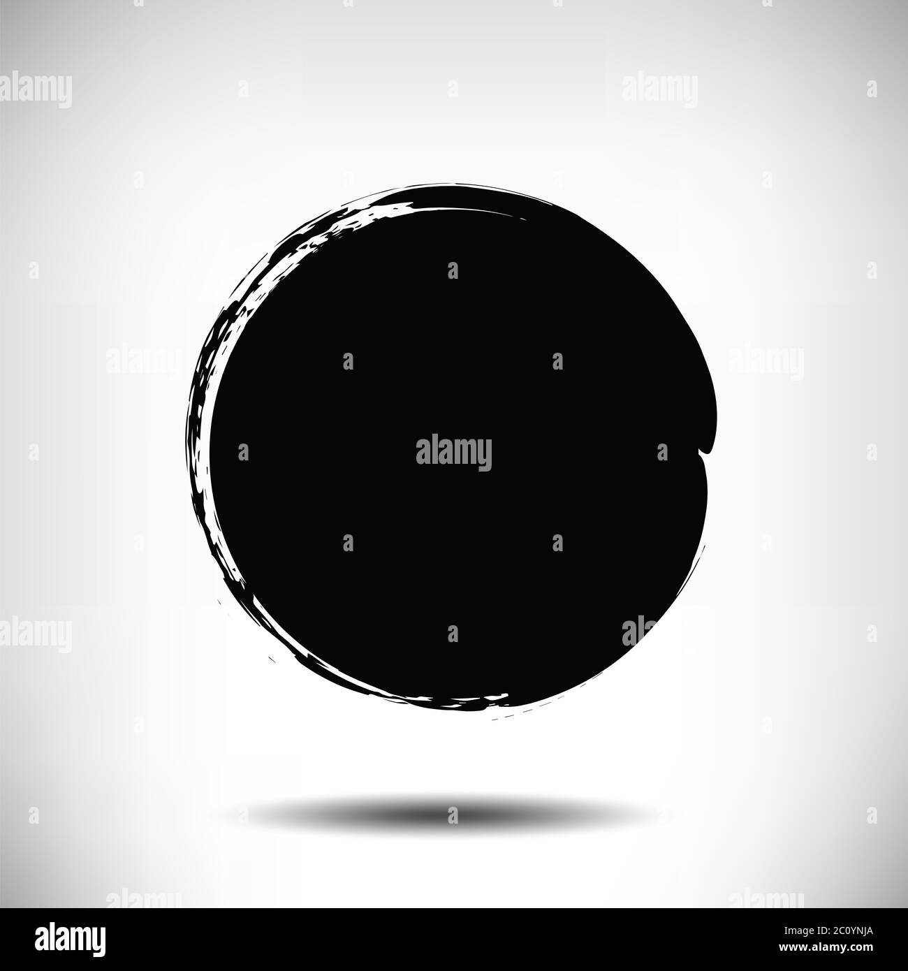 Black vector grunge circle background Stock Photo - Alamy