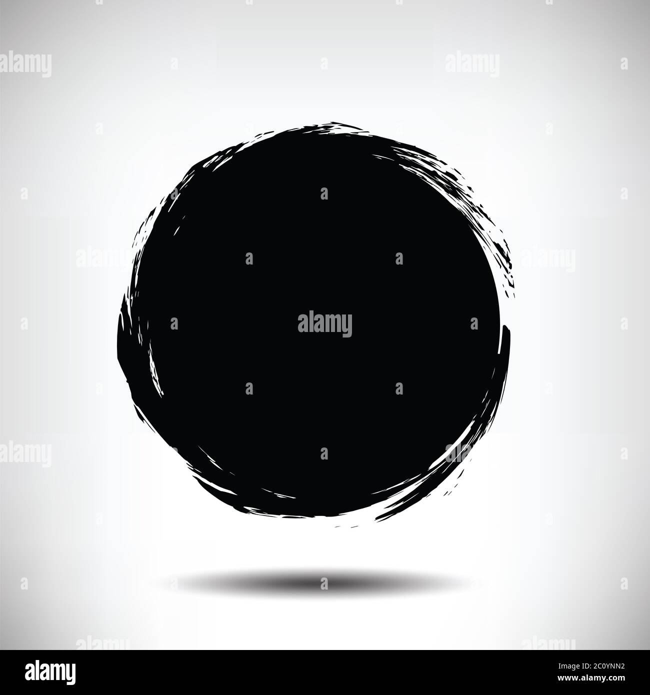 Black vector grunge circle background Stock Photo - Alamy