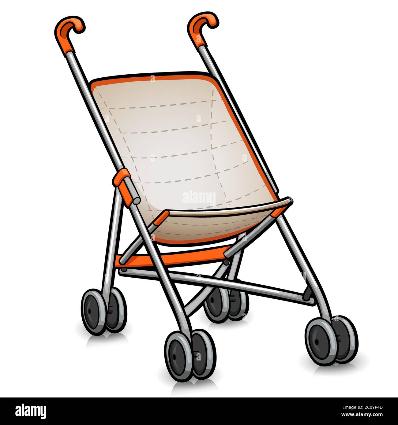 Vector illustration of stroller cartoon isolated design Stock Vector Image  & Art - Alamy