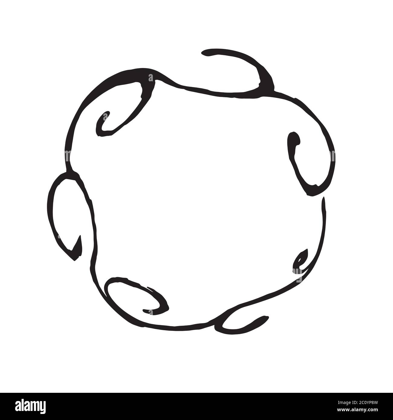 circle shape vector black grunge background Stock Photo - Alamy