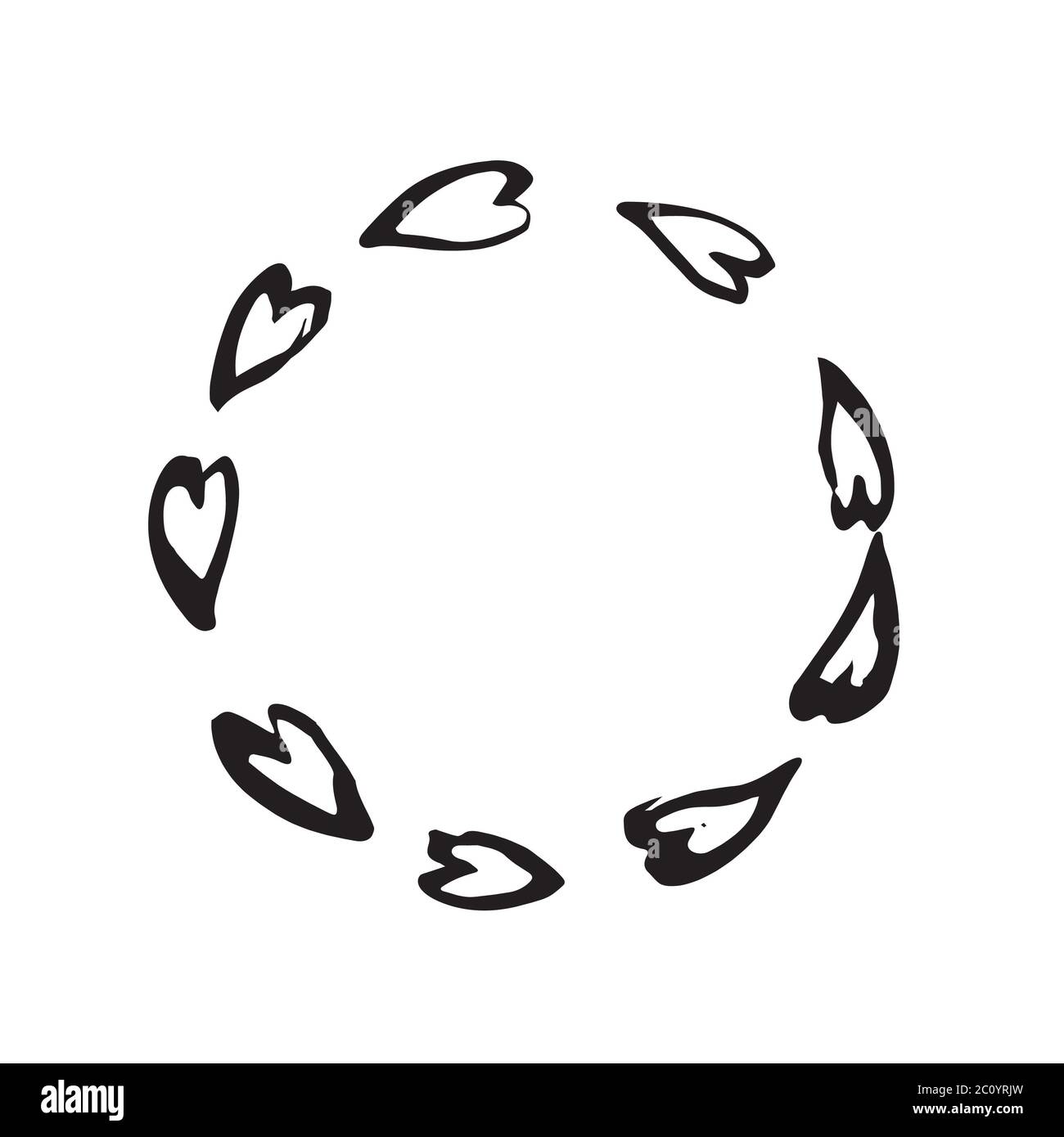 circle shape vector black grunge background Stock Photo - Alamy