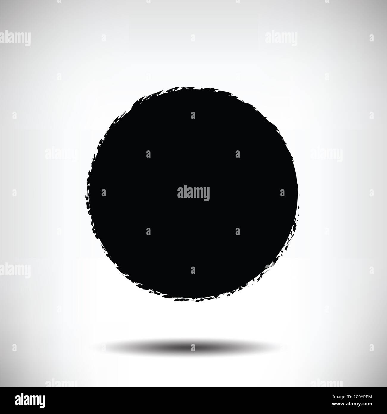 Black vector grunge circle background Stock Photo - Alamy