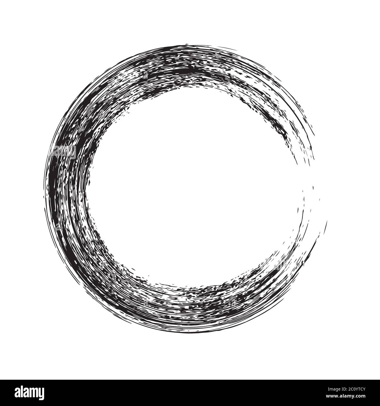 circle shape vector black grunge background Stock Photo - Alamy