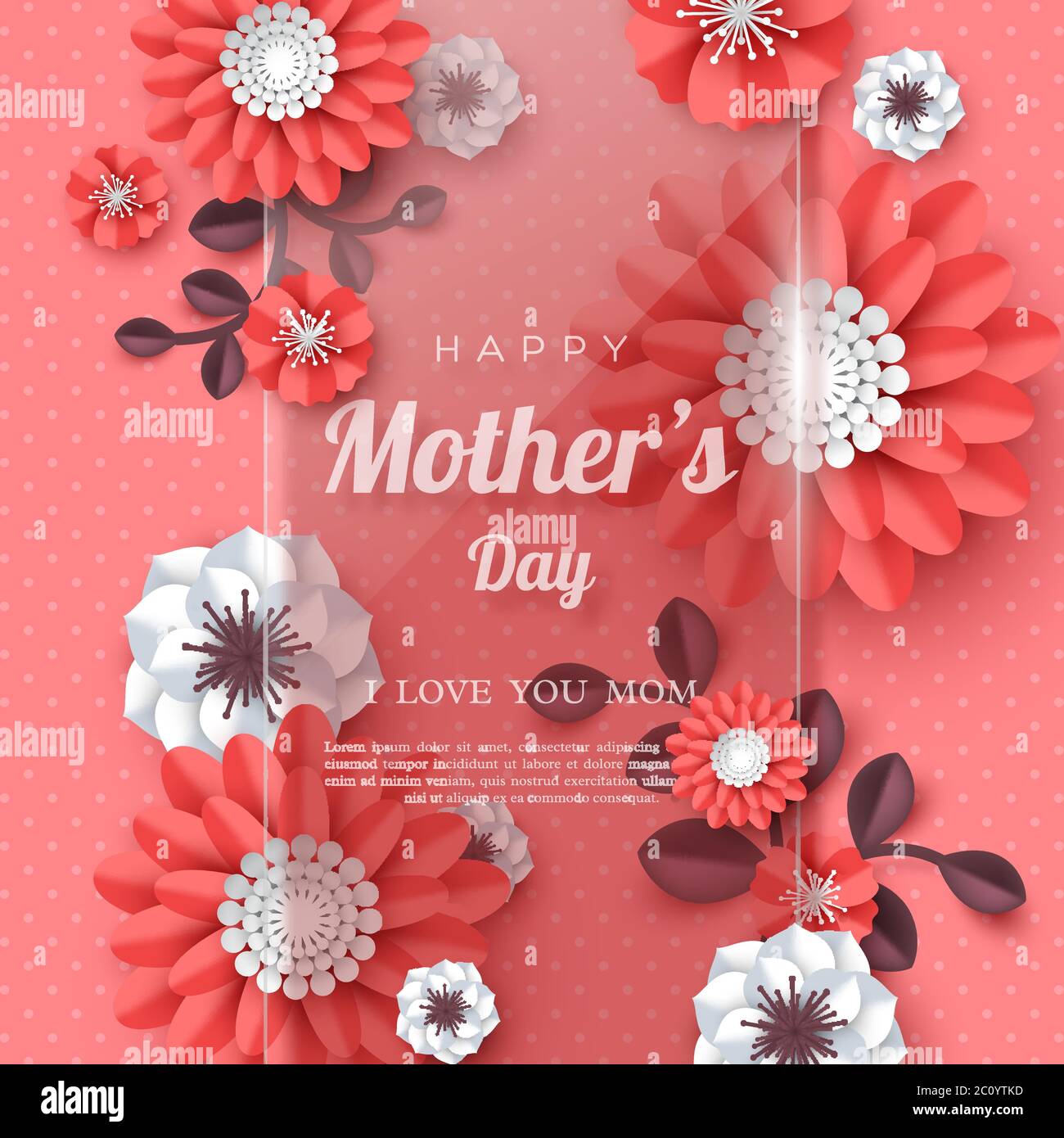 Happy Mother's day greeting card Stock Vector Image & Art - Alamy