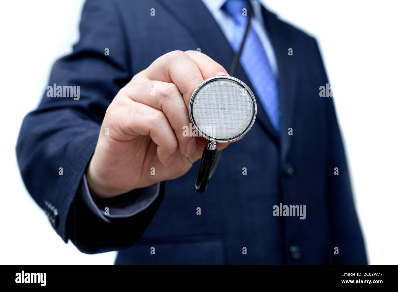 With a stethoscope in hand hi-res stock photography and images - Alamy