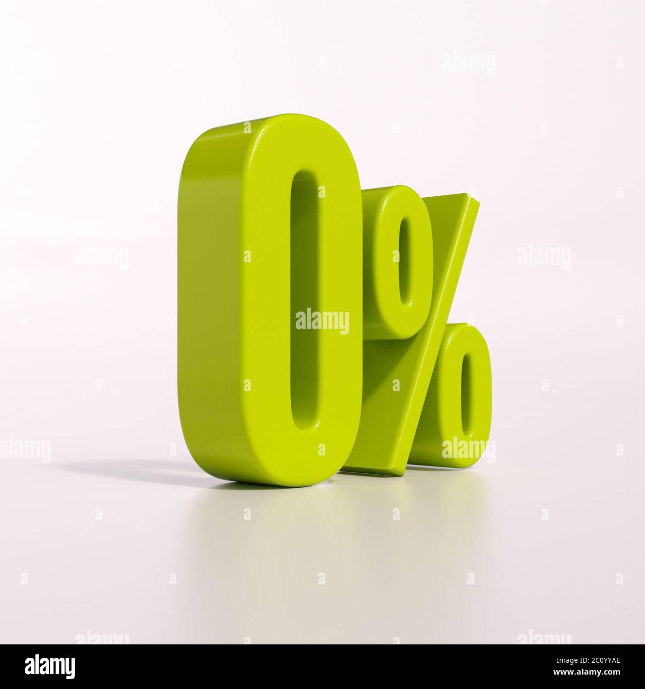 Percentage sign 0 percent Stock Photo Alamy