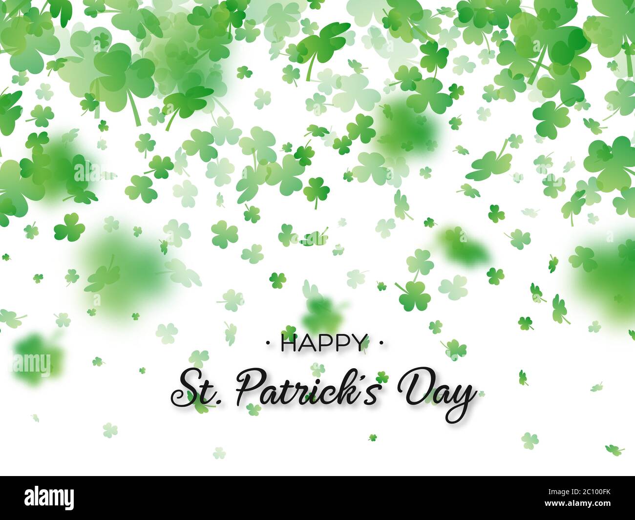 St. Patricks Day holiday background. Stock Vector
