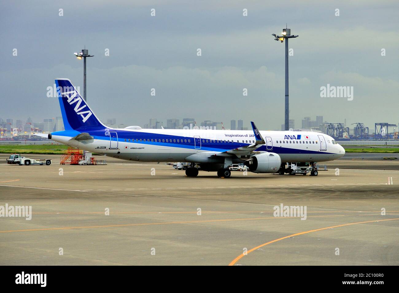 All Nippon Airways Ana Airbus A321 Neo Ja133a Haneda Airport Tokyo Japan Stock Photo Alamy