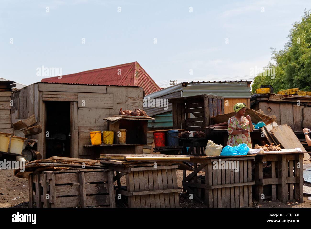 Corrugated iron house south africa hi-res stock photography and images
