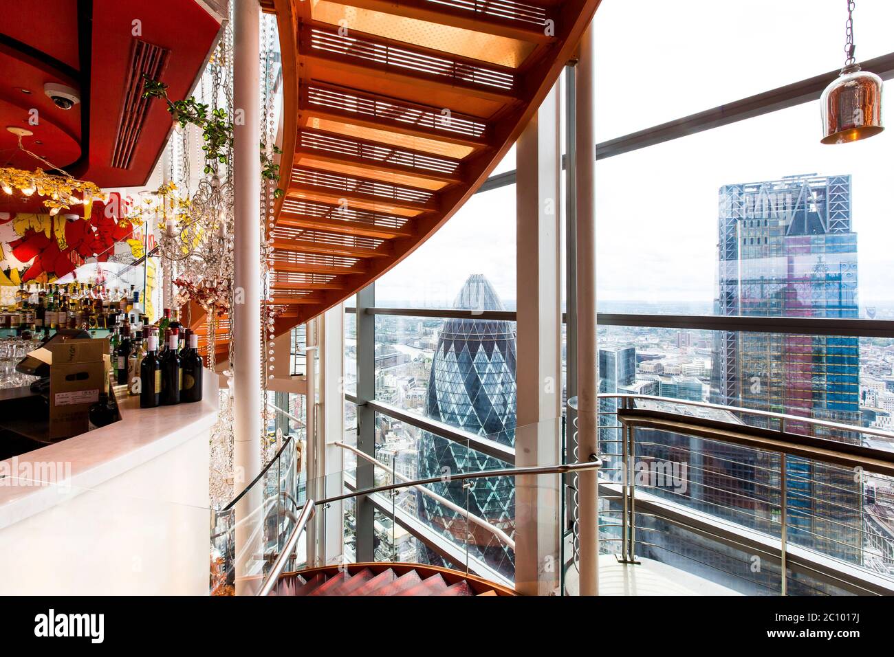 Rooftop Japanese fusion restaurant Sushi Samba at Heron Tower