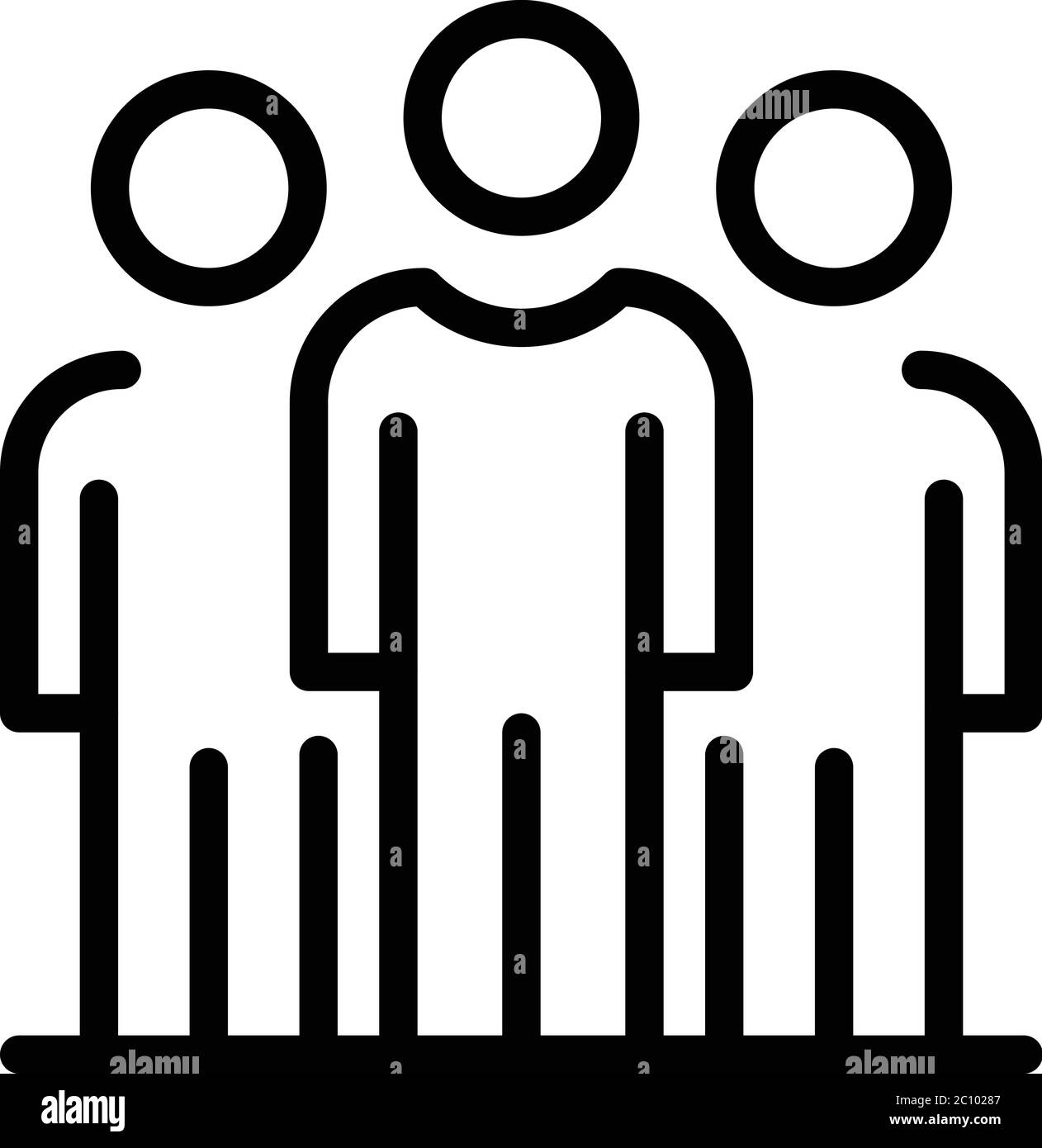Sales team icon, outline style Stock Vector Image & Art - Alamy