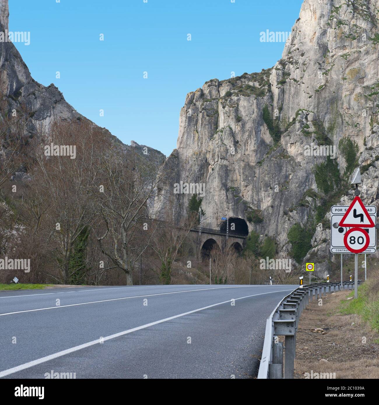Dangerous Curves Stock Photo