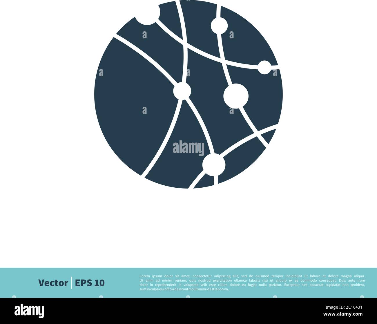 Science Logo, Network Icon Vector Template Illustration Design. Vector ...