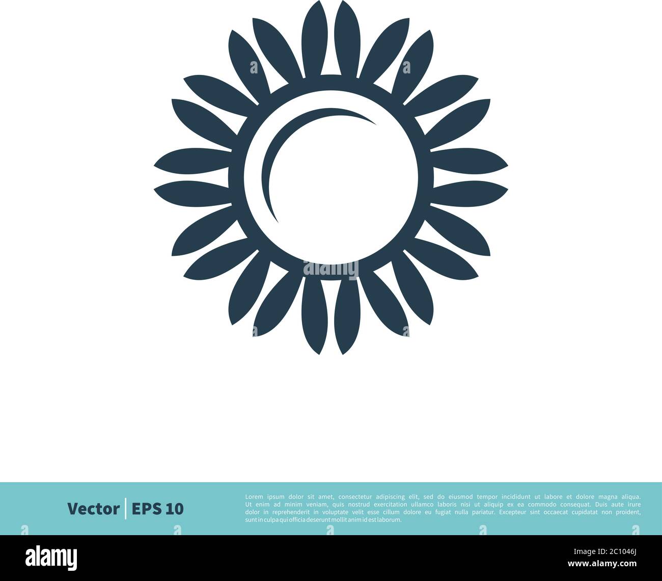 Ornamental Flower Icon Vector Logo Template Illustration Design. Vector ...