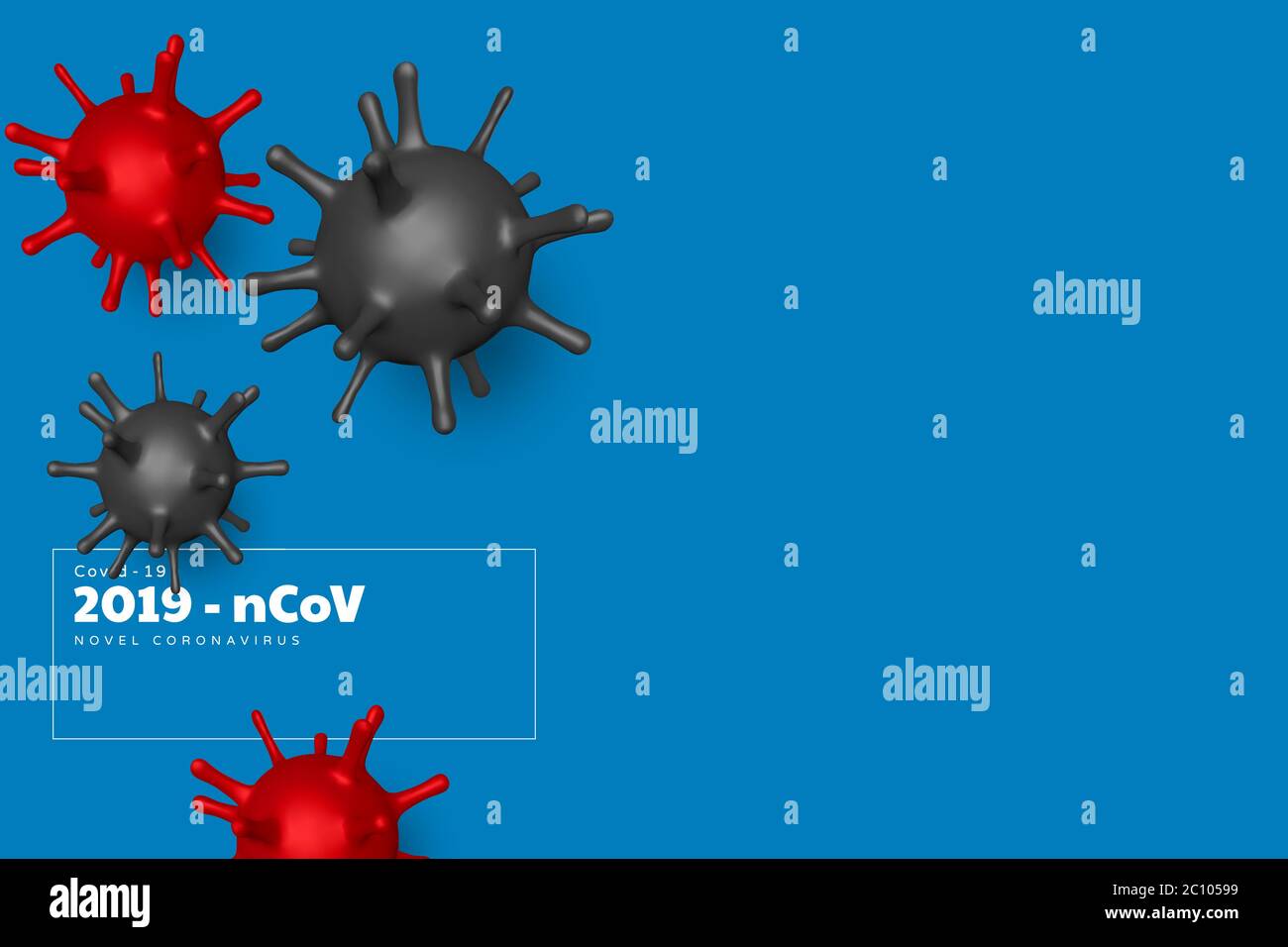 Coronavirus background, virus strain of MERS-Cov Stock Vector