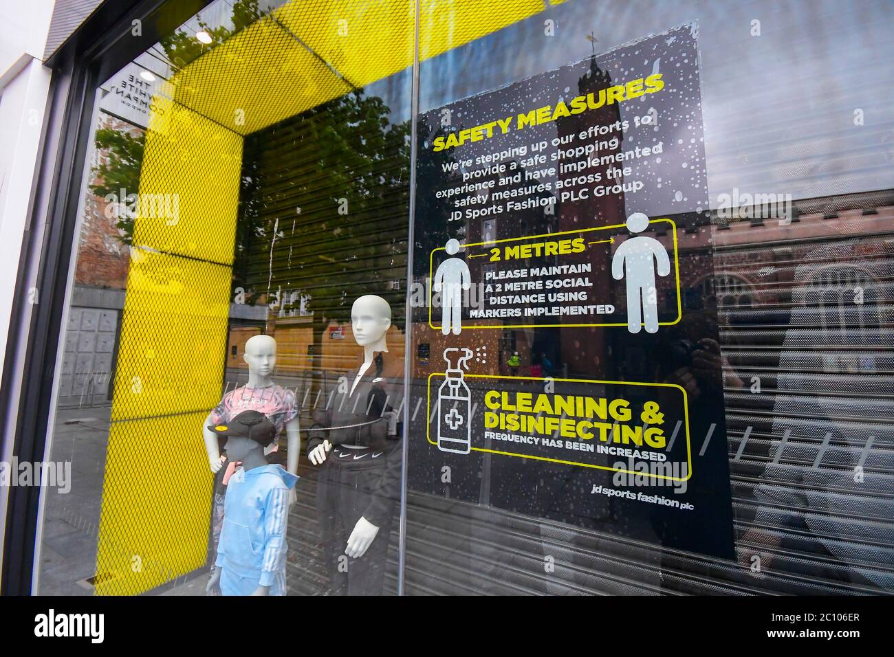 Exeter, Devon, UK. 13th June 2020. Shops selling unessential items to