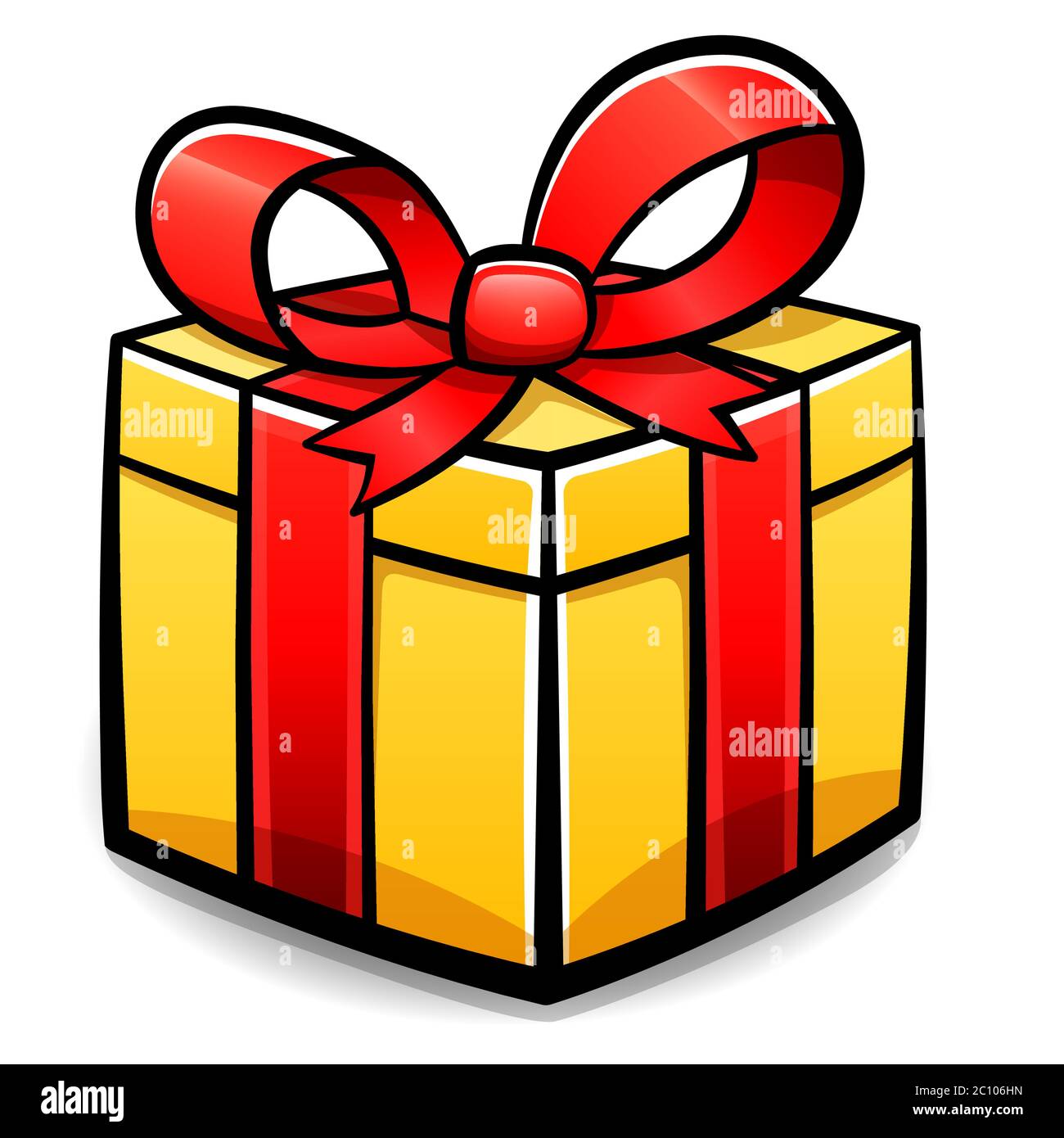 Vector illustration of gift box isolated design Stock Vector
