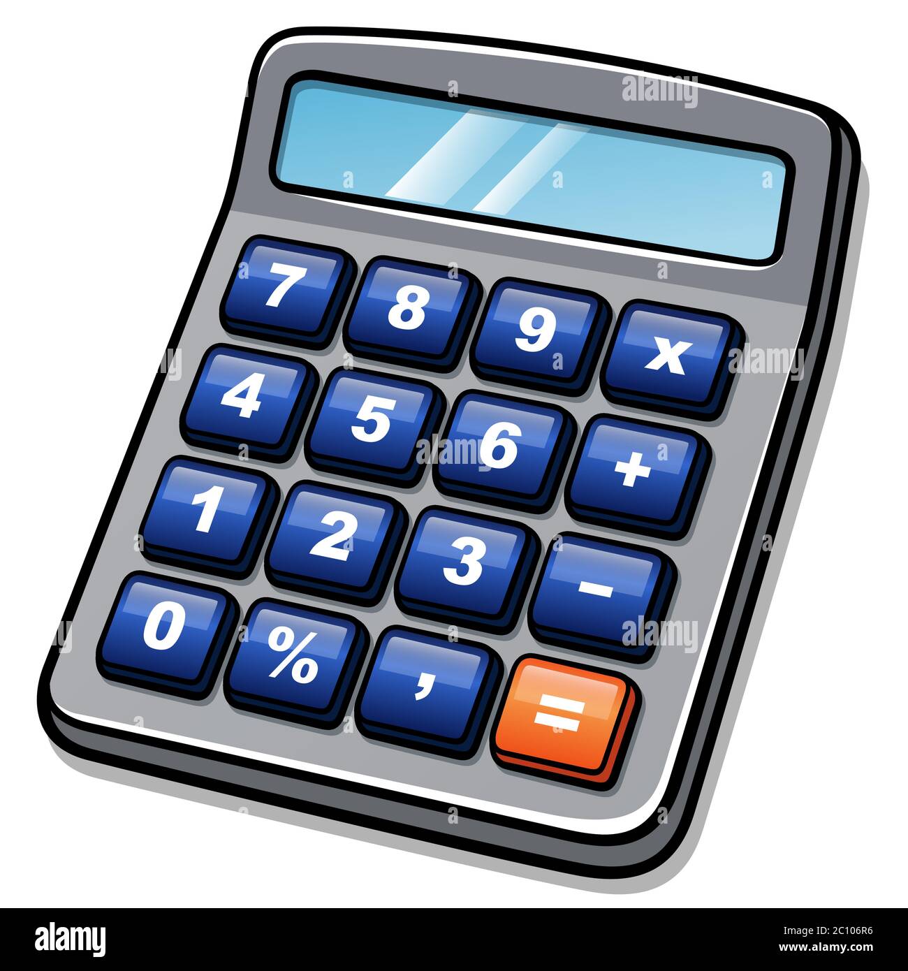 Calculator clipart Cut Out Stock Images & Pictures - Alamy