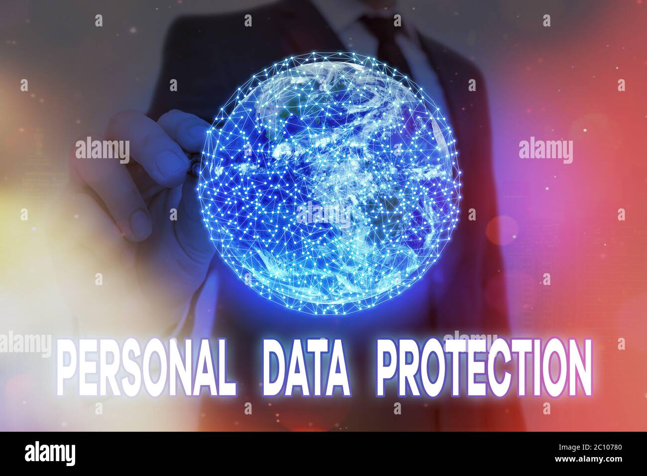 Data Protection Text Handwriting text Personal Data Protection. Conceptual photo protecting ...