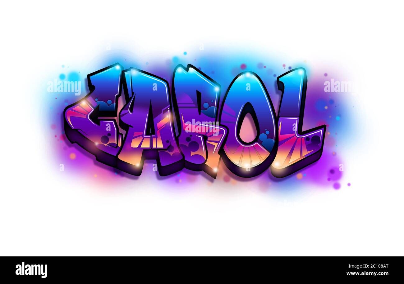 Female Name Carol Handwritten Lettering Black Stock V vrogue.co