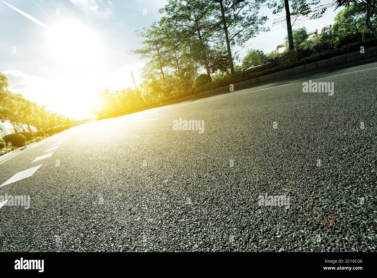 Empty street detail hi-res stock photography and images - Alamy