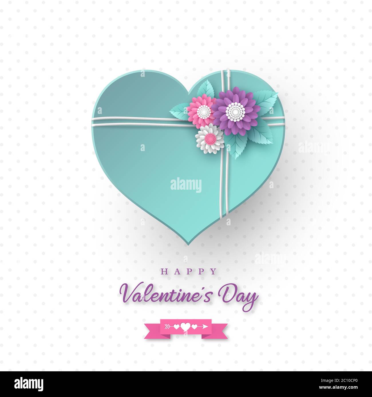 Background valentines day turquoise Stock Vector Images - Alamy