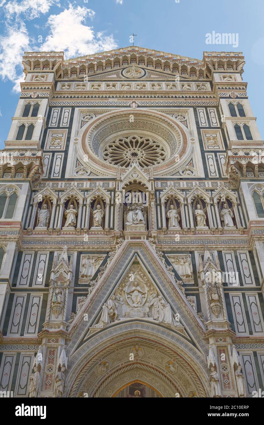 Cathedral of Saint Mary of the Flower in Florence Italy (Cattedrale di Santa Maria del Fiore) Stock Photo
