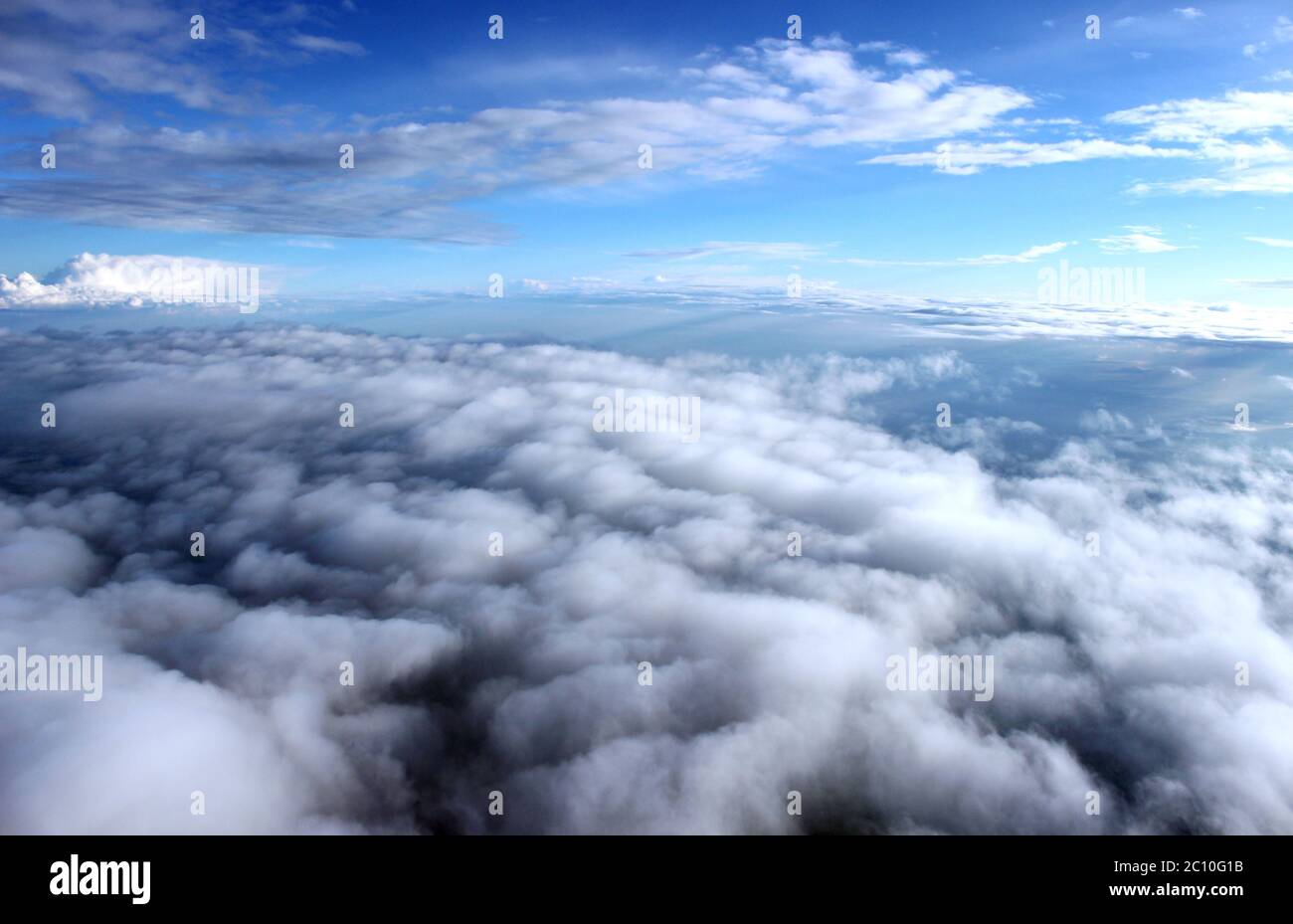 view of the clouds from an airplane window Stock Photo - Alamy
