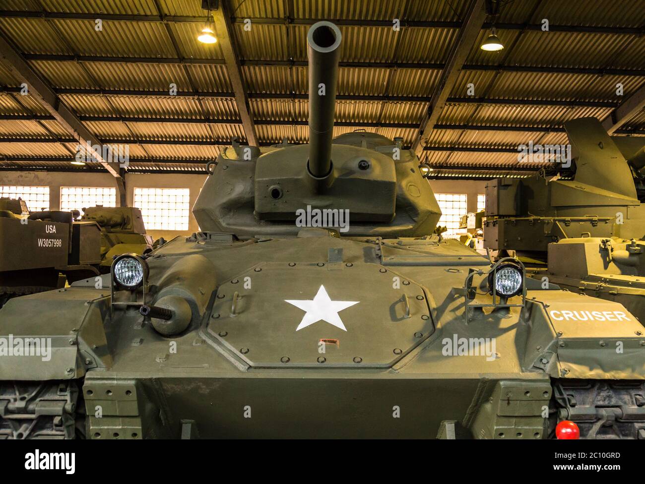 United States World War II Tank Stock Photo