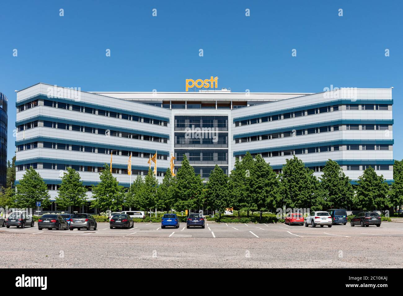 Posti Group Corporation headquarters in Postintaival 7, Helsinki, Finland Stock Photo