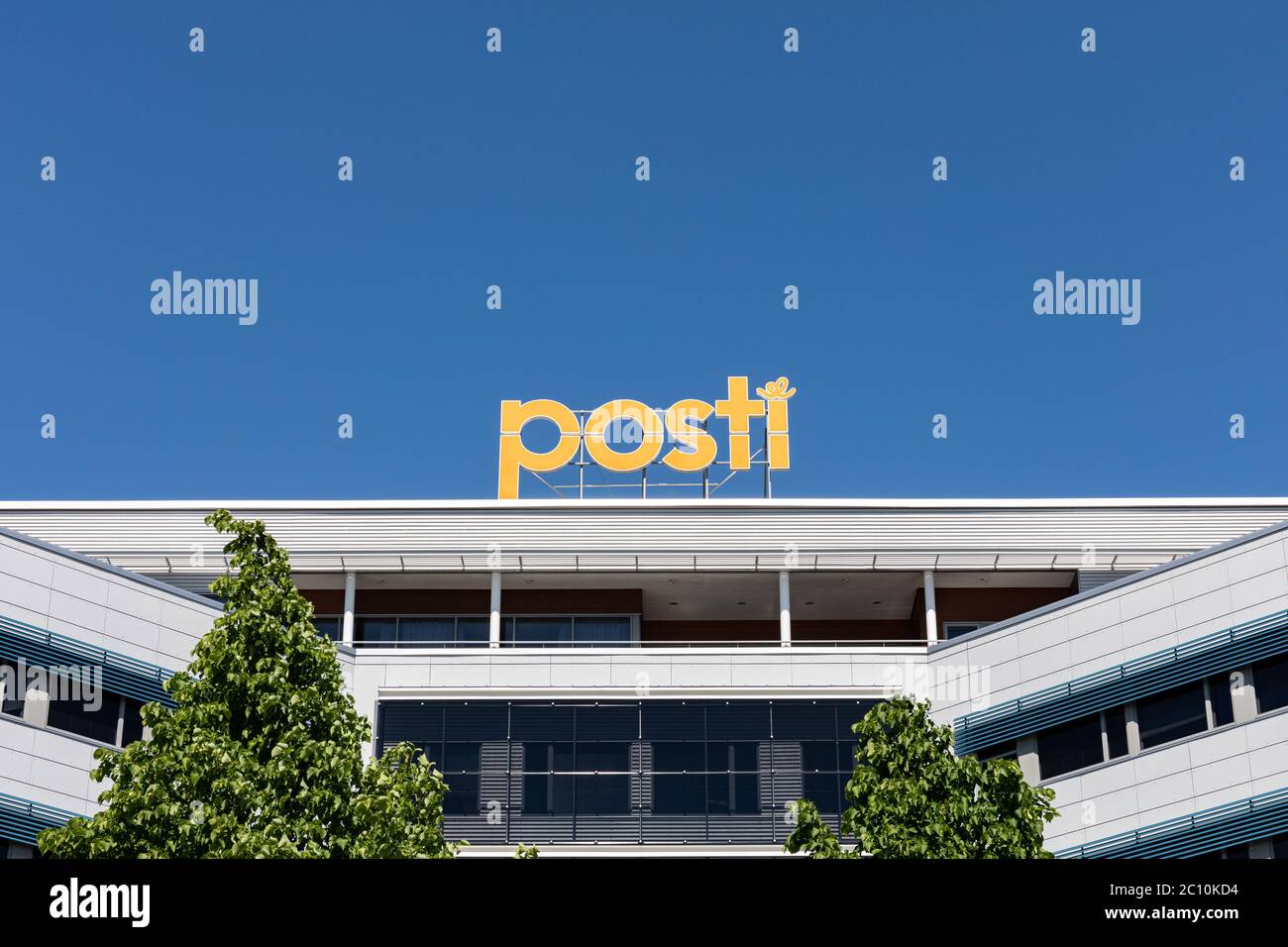 Posti Group headquarters in Postintaival 7, Helsinki, Finland Stock Photo
