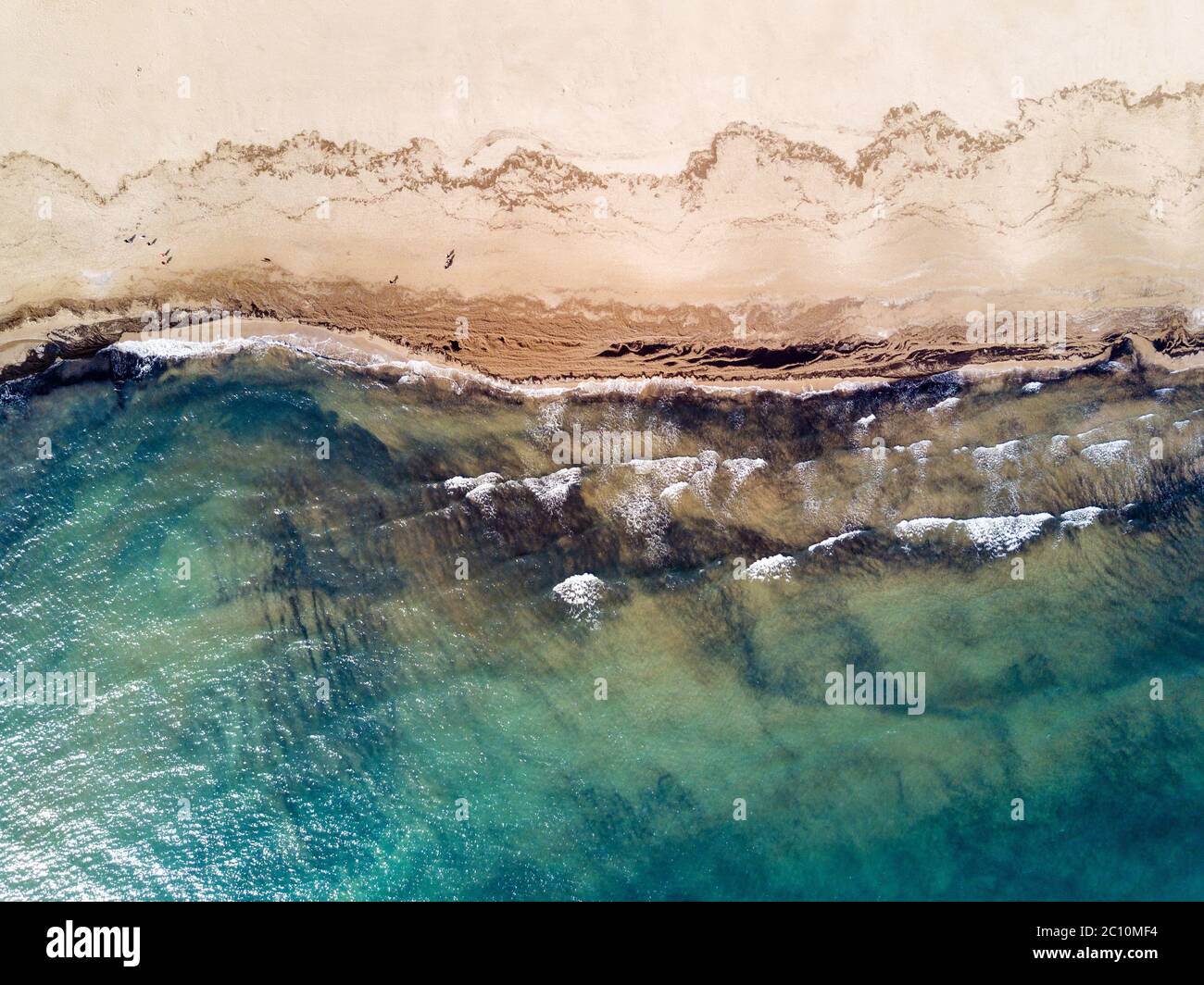 Aerial view of the beach of La Patacona in Valencia, Spain Stock Photo Alamy