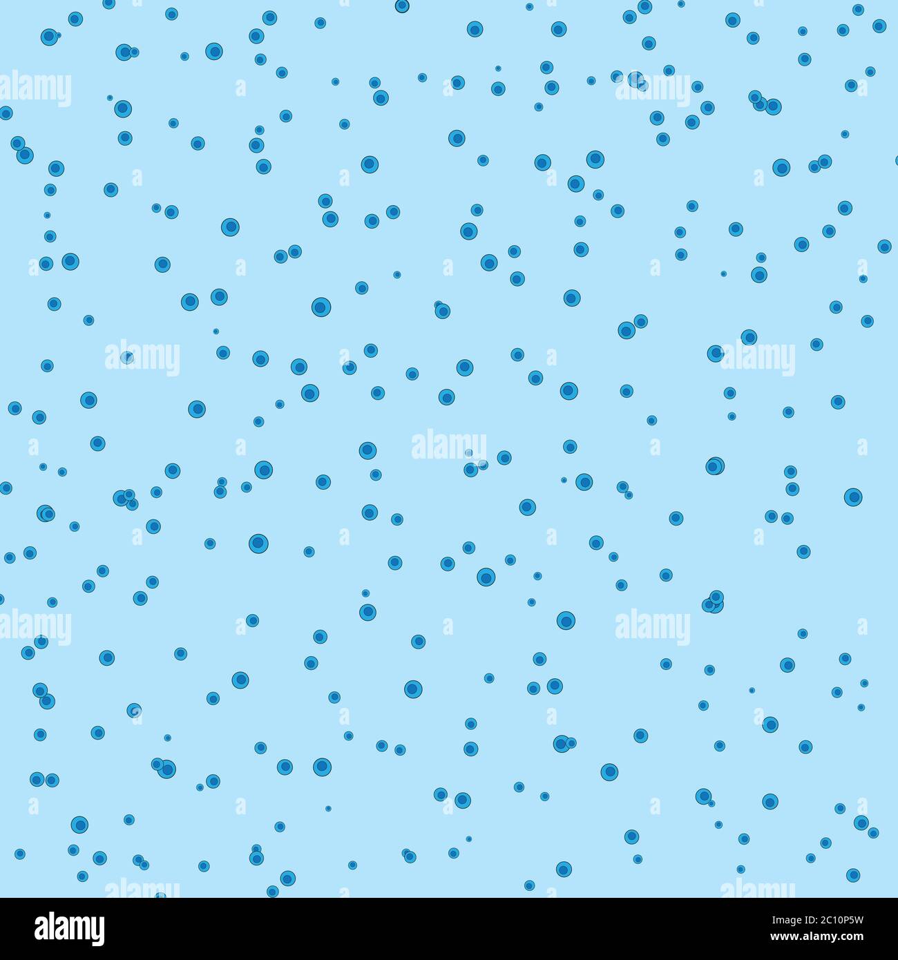 Blue vector background with water bubbles Stock Photo - Alamy