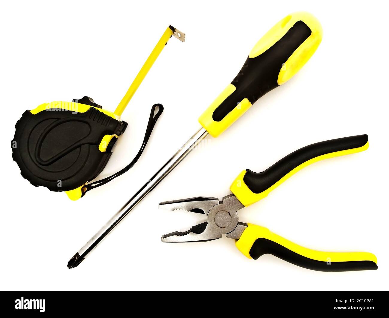 Pliers, Screwdriver And Meter Stock Photo Alamy