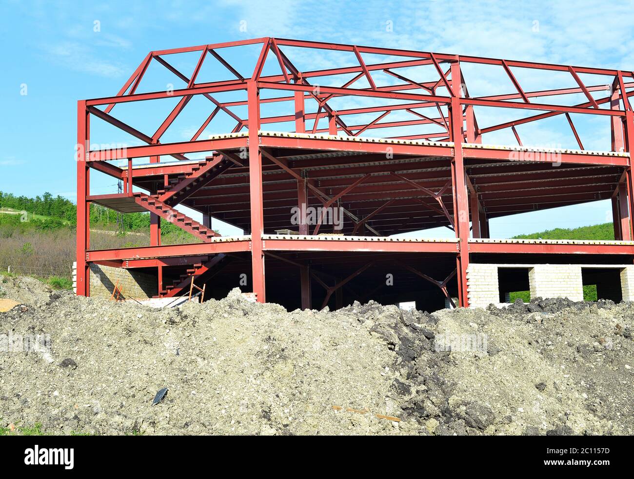Roof structure,construct ion Stock Photo