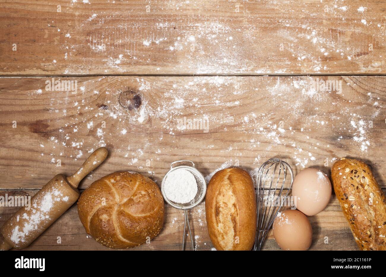 Ingredients for bakery products Stock Photo Alamy