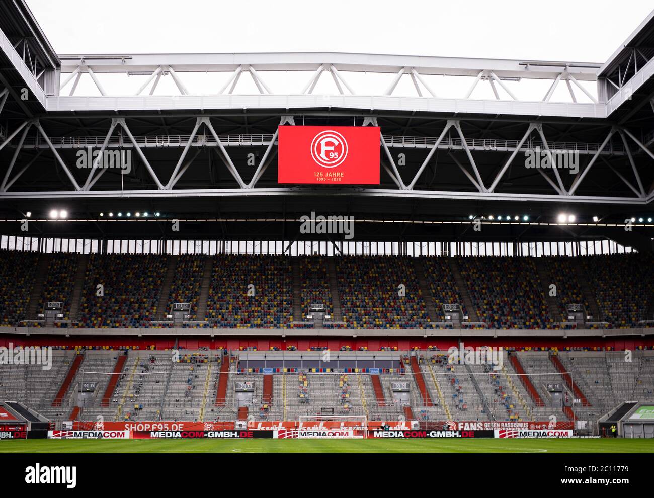 City Of Dusseldorf Deutschland 13th June Stadium Overview With Scoreboard 125 Years Fortuna Dusseldorf Sport Football 1 Bundesliga Season 19 13 06 31 Matchday Fortuna Dusseldorf Duesseldorf Bvb Borussia Dortmund Credit
