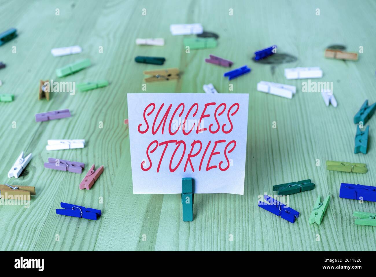 Success Note Photo Writing note showing Success Stories. Business concept for a chronicle ...