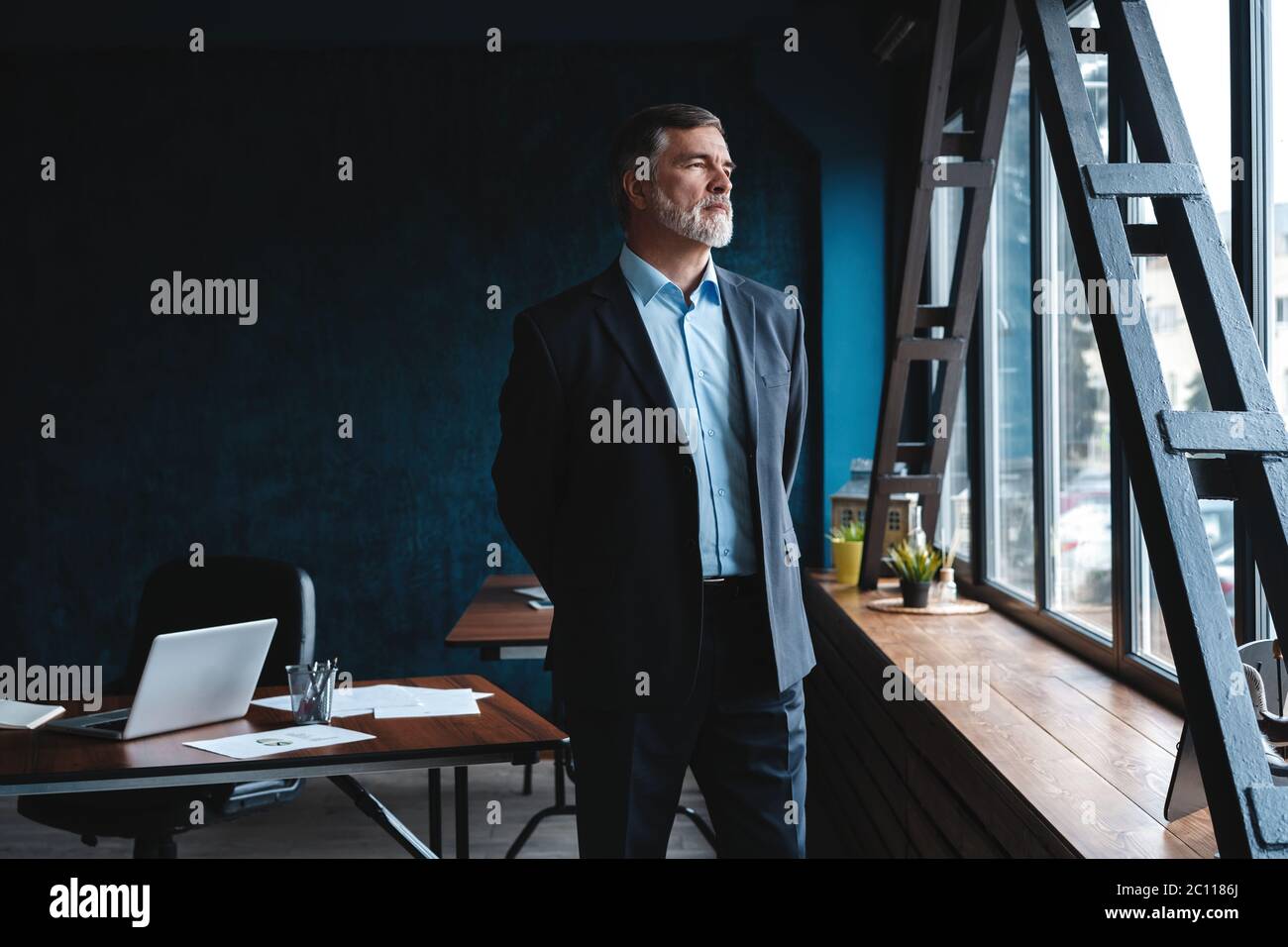 Ceo office white man hi-res stock photography and images - Alamy