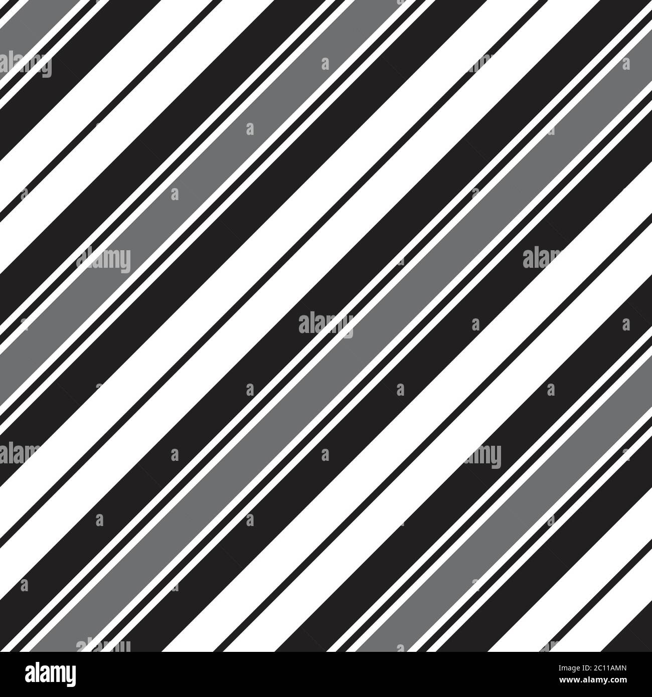 Black and white diagonal striped seamless pattern background suitable ...