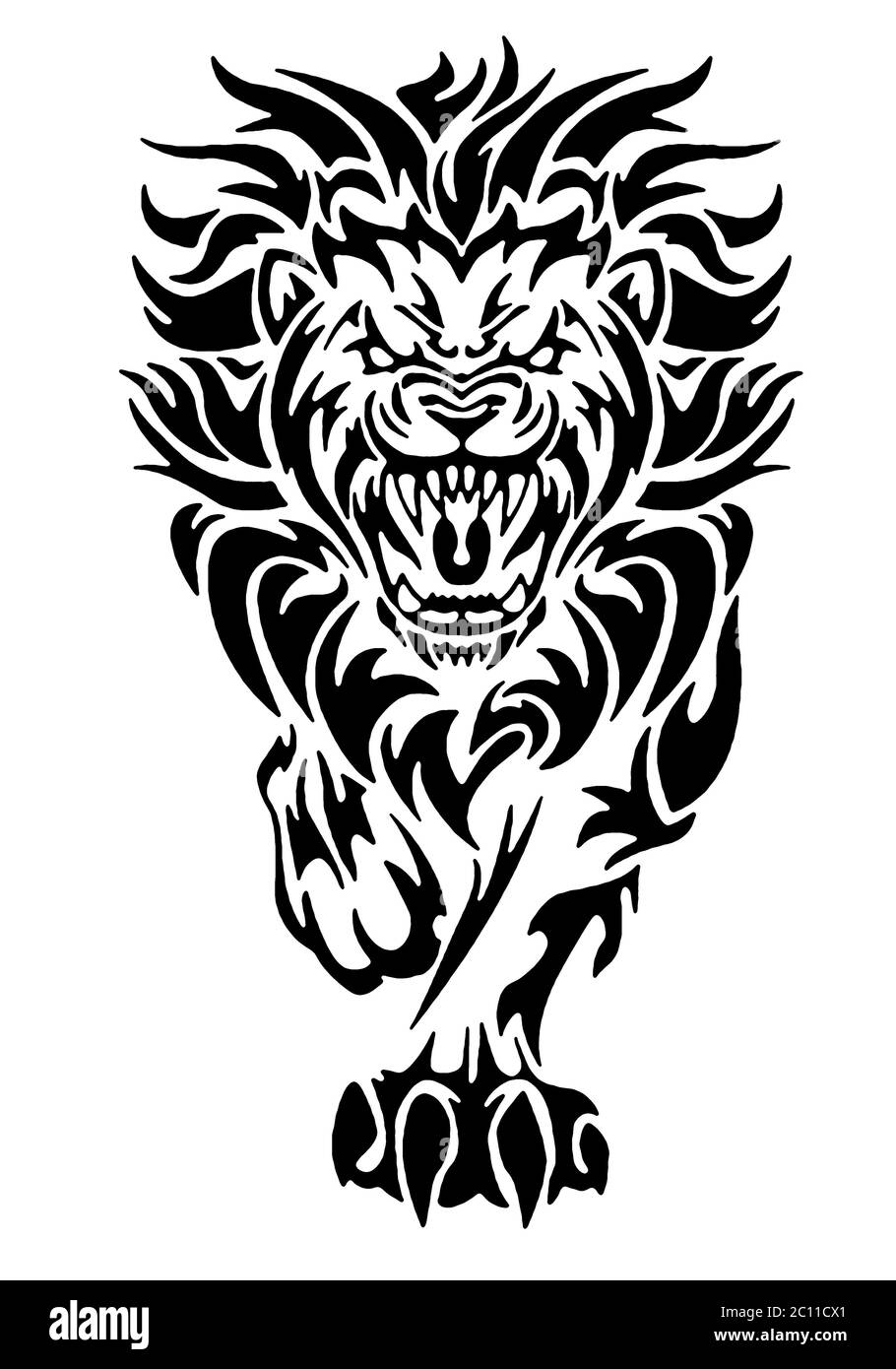 Roaring Lion Tattoo  Lion Tattoo Roaring Lion Tattoo A roar  Flickr