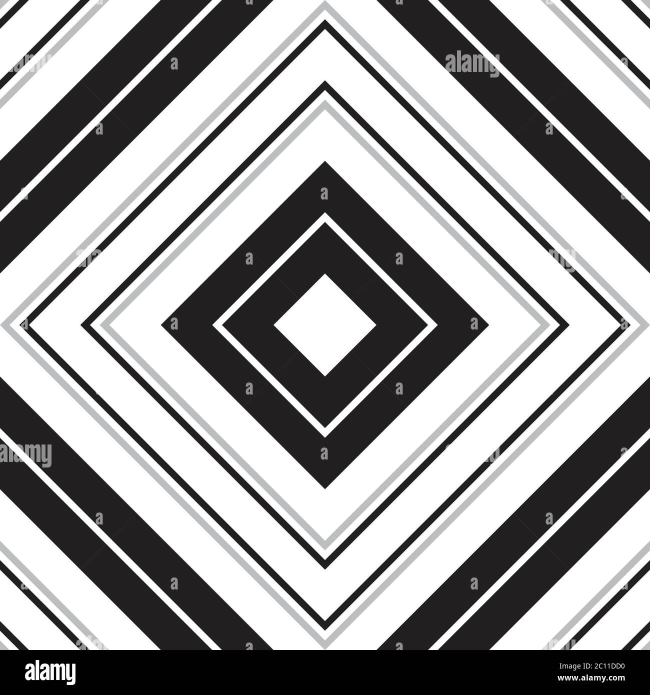 Black and white Argyle diagonal striped seamless pattern background ...