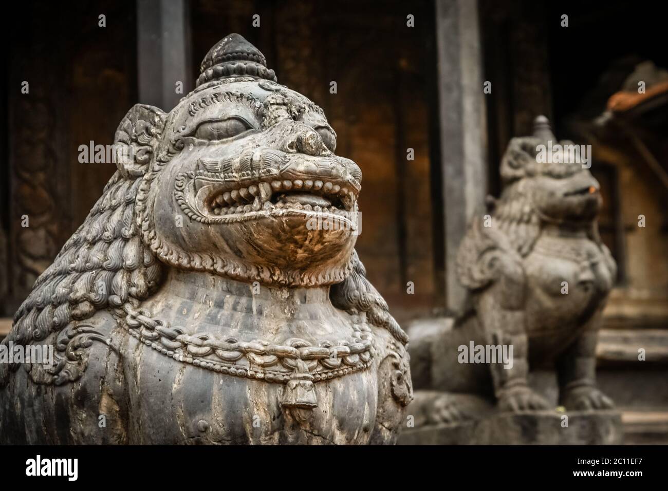 Mystical sculptures Stock Photo